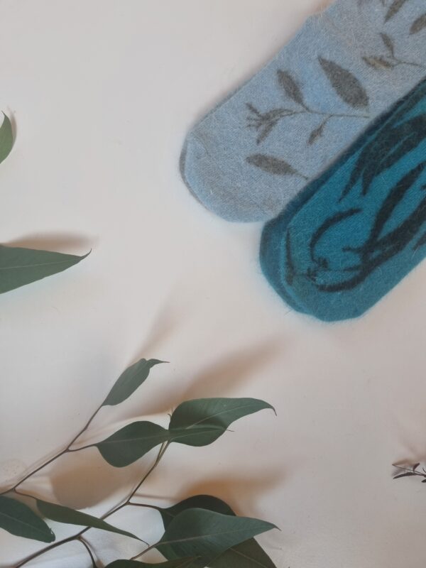 Rabbit Wool Socks - Blue Depth - Image 3