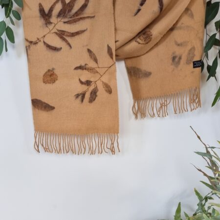 Lambswool Scarf - Melted Amber