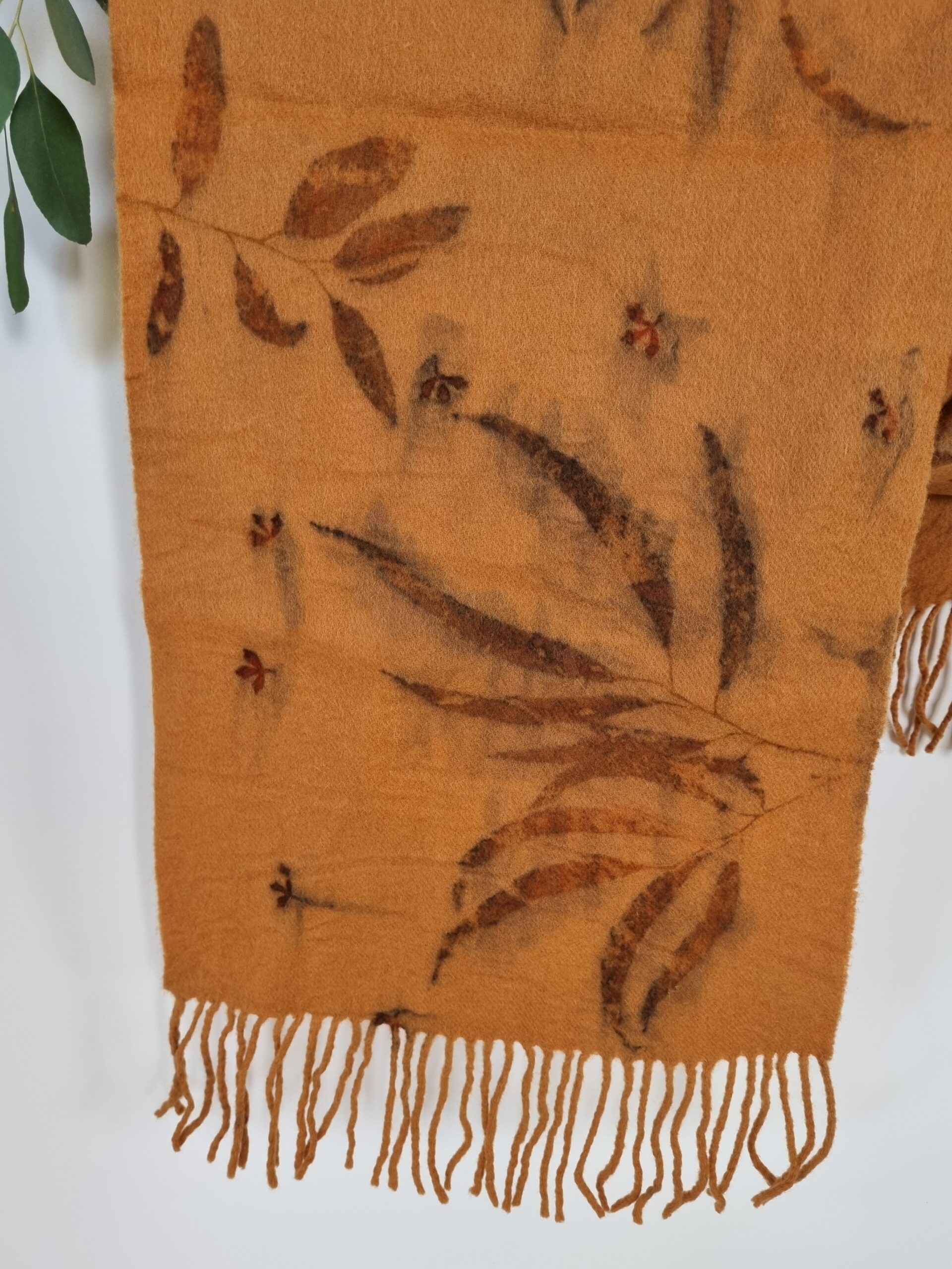 Lambswool Scarf - Sky Ablaze - Image 5