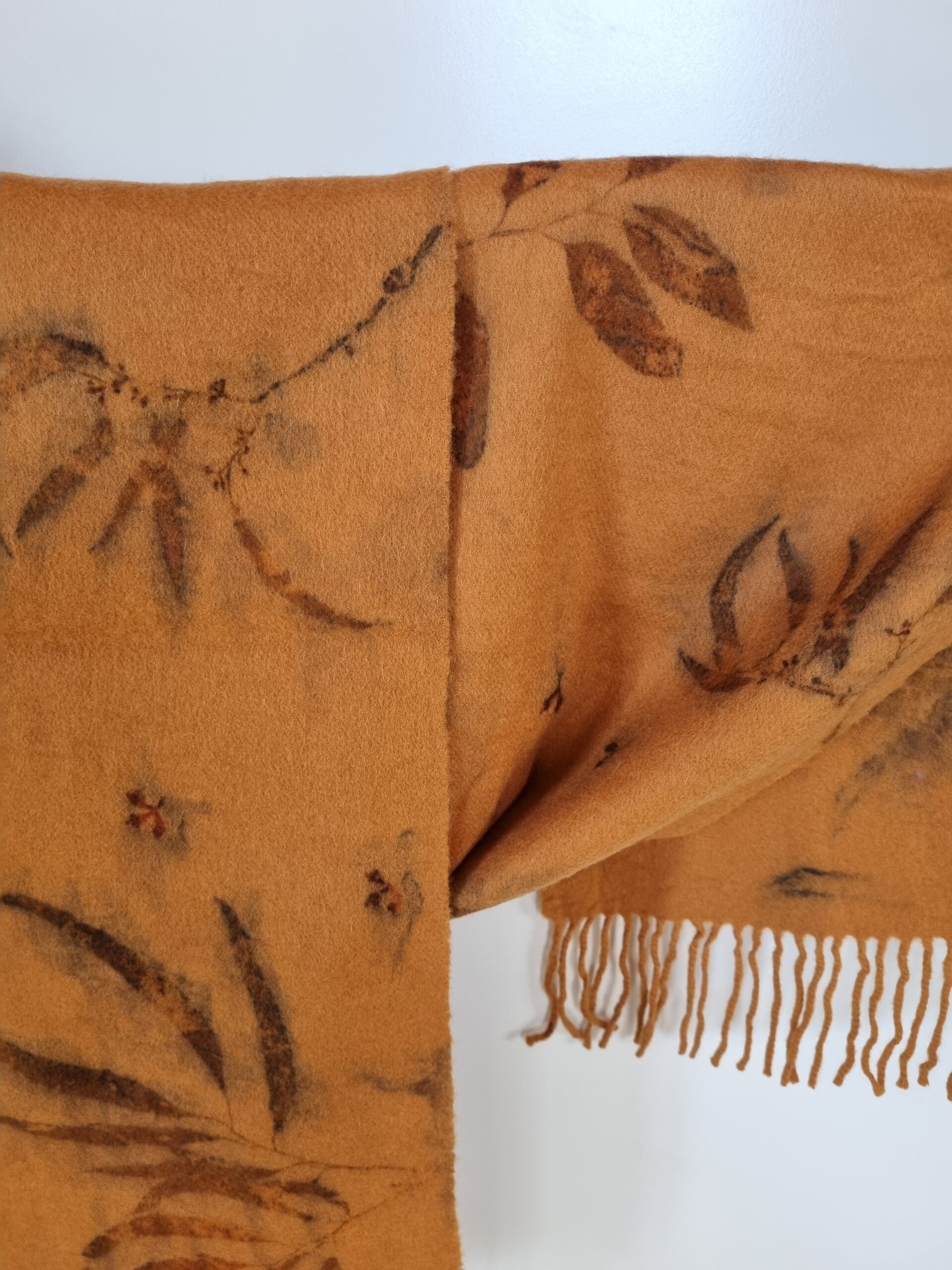 Lambswool Scarf - Sky Ablaze - Image 6