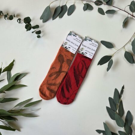 Rabbit Wool Socks - Sunrise Rays