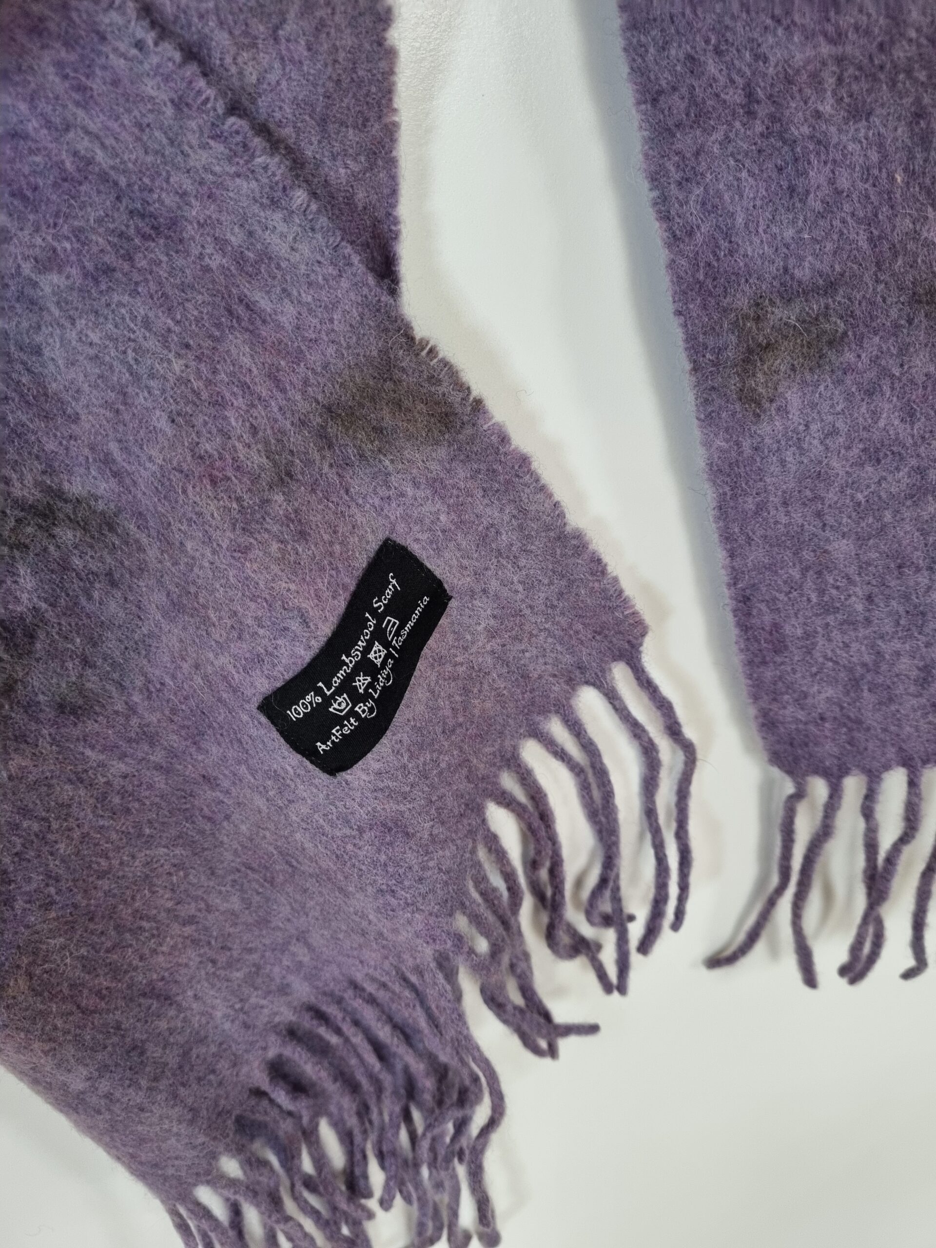 Lambswool Scarf - Violet bliss - Image 8