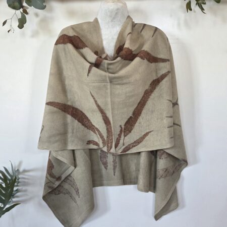 Poncho / Scarf - Leafy Bliss