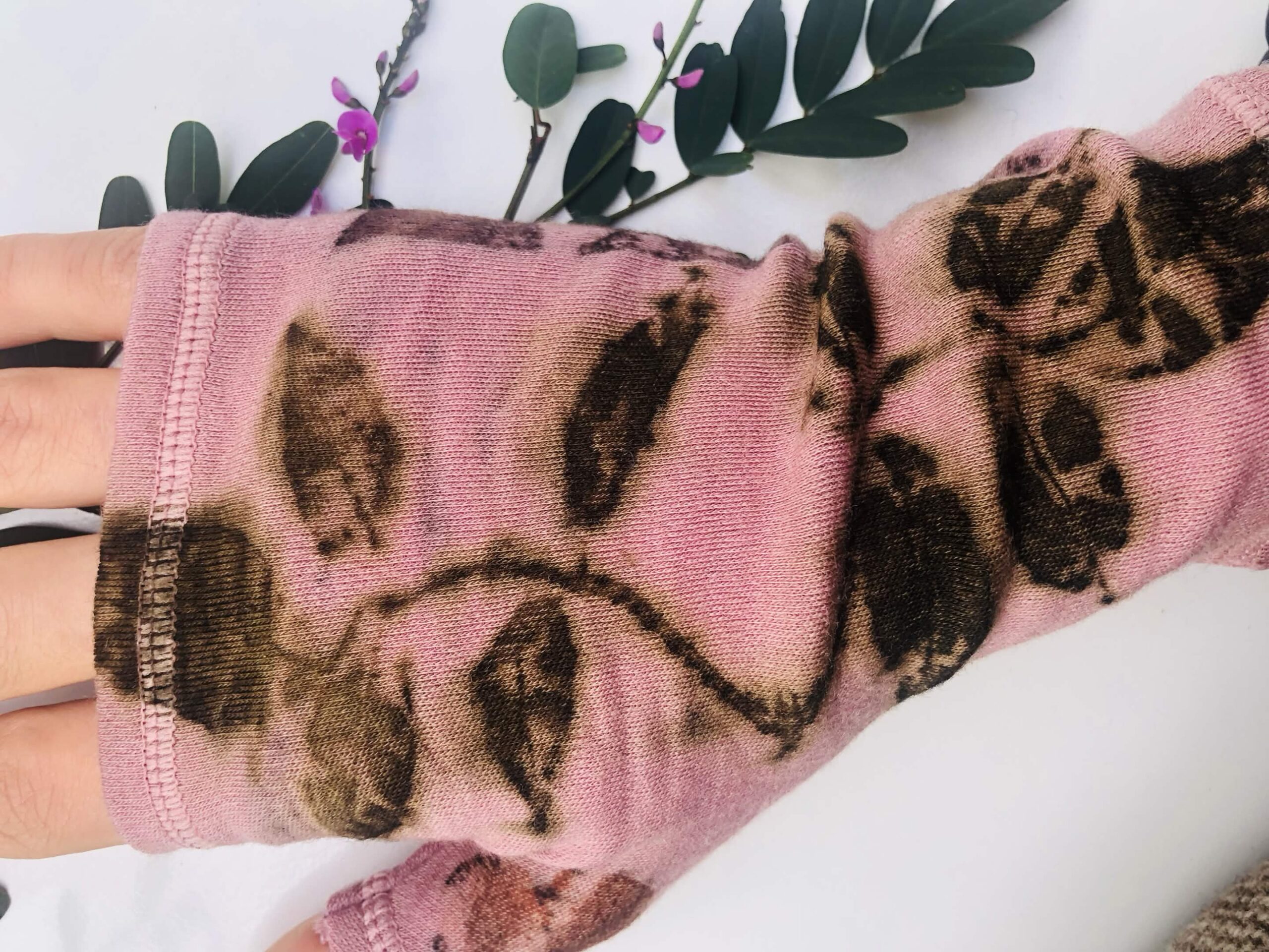 Fingerless Gloves - Pink - Image 5