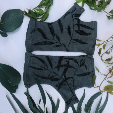 Fingerless Gloves - Green