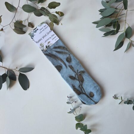 Rabbit Wool Socks - Deep Blue